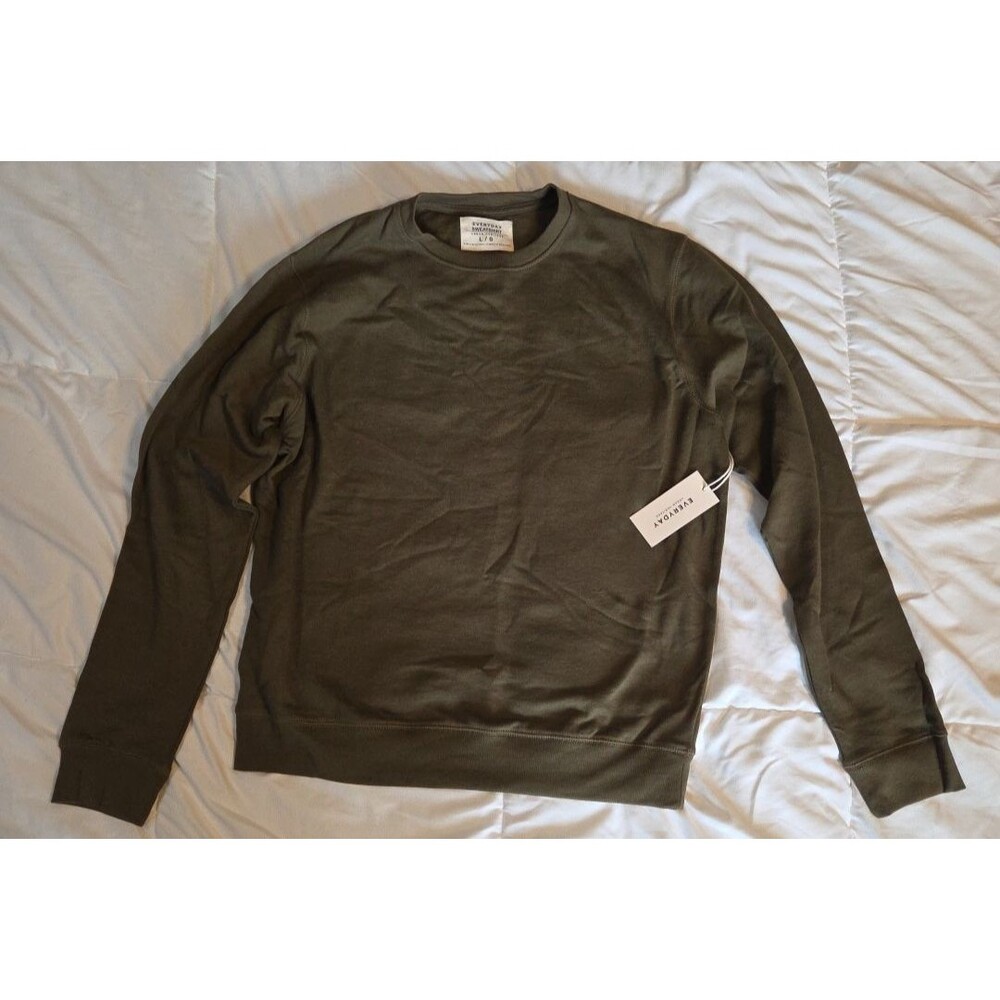 Urban Heritage sweatshirt Men Lg Army Green Long Sleeve NWT New